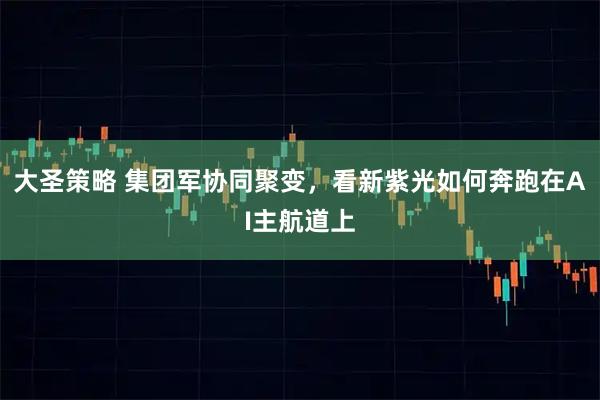大圣策略 集团军协同聚变，看新紫光如何奔跑在AI主航道上